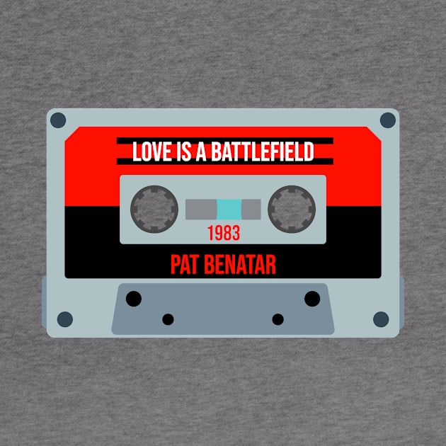 Pat Benatar Classic Retro Cassette by PowelCastStudio